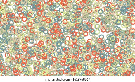 Abstract geometrical circle background. Vector illustration from circles with shadow effect