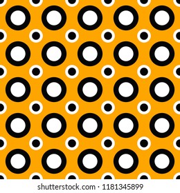 Abstract geometrical circle pattern background design - colored vector graphic