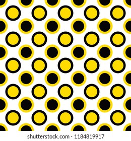 Abstract geometrical circle pattern background - vector graphic design