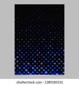 Abstract geometrical circle pattern brochure background template - vector illustration
