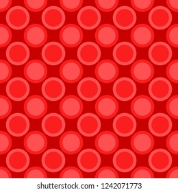 Abstract geometrical circle pattern design background - colored vector graphic
