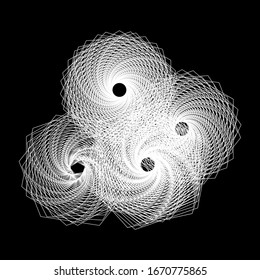 Abstract geometrical circular line multiple ring background and wallpaper