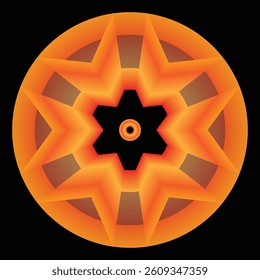 Abstract geometrical concentric swirl background