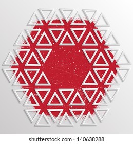 Abstract geometrical design