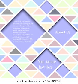 Abstract Geometrical Design 