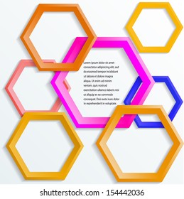 Abstract geometrical design.  
