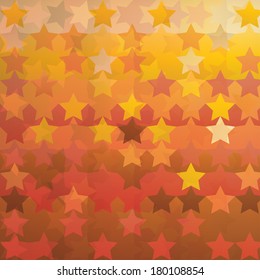 Abstract Geometrical Design with Stars