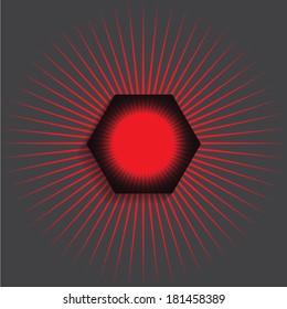 Abstract Geometrical Design Stock Vector light box  