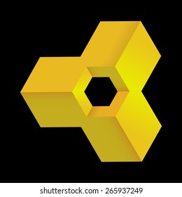 Abstract geometrical design vector, illustration light-box







