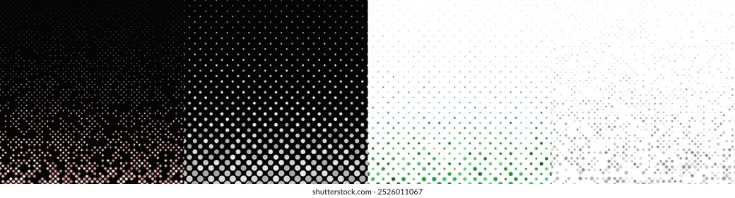 Abstract geometrical dot pattern collection