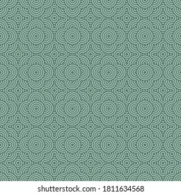 Abstract geometrical dotted lines seamless pattern