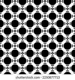 Abstrakte geometrische Elemente Wiederholtes Design Textil-Tile-Gewebe Circle Printing Design Vektorgrafik
