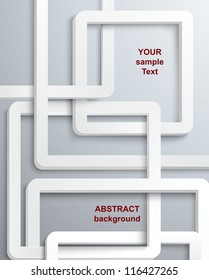 Abstract geometrical forms. Vector.