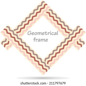 Abstract geometrical frame