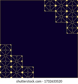 Abstract geometrical frame, copy space. Vector illustration. EPS 10