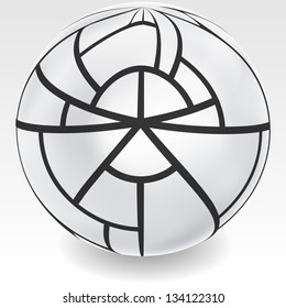 abstract geometrical globe