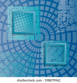 Abstract Geometrical Modern Design with grunge elements