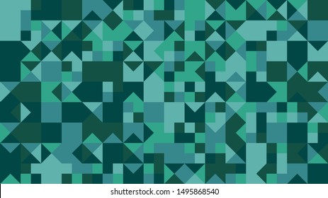 Abstract geometrical mosaic pattern desktop background - colorful vector graphic