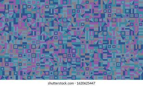 Abstract geometrical mosaic pattern desktop background - colorful vector graphic