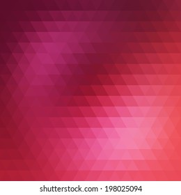 Abstract geometrical multicolored background consisting of bright triangular elements. Vector illustration.