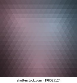 Abstract geometrical multicolored background consisting of triangular elements. Vector illustration.