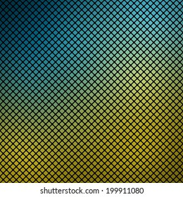 Abstract Geometrical Multicolored Background consisting of square elements with rounded corners, which is placed on a black background. Vector Illustration.