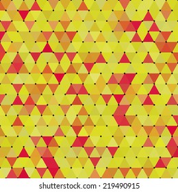 Abstract geometrical multicolored background consisting of triangular elements. Vector illustration.