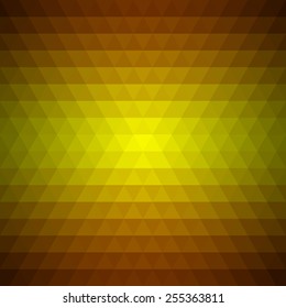 Abstract geometrical multicolored background consisting of triangular elements. Vector illustration.