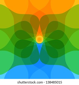 Abstract Geometrical Multicolored Background, Vector Illustration EPS10, Contains Transparent Objects and Gradient