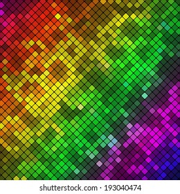 Abstract geometrical multicolored background. Vector illustration.