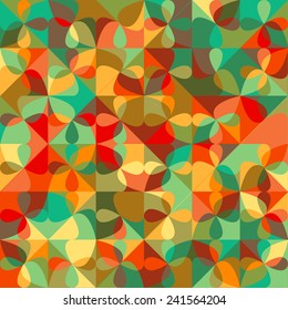 Abstract Geometrical Multicolored mosaic Background, Vector Illustration EPS10