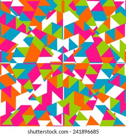 Abstract Geometrical Multicolored mosaic Background, Vector Illustration EPS10