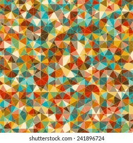 Abstract Geometrical Multicolored mosaic Background, Vector Illustration EPS10