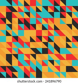 Abstract Geometrical Multicolored mosaic Background, Vector Illustration EPS10