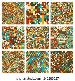 Abstract Geometrical Multicolored mosaic Background, Vector Illustration EPS10