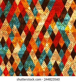 Abstract Geometrical Multicolored mosaic Background. Vector. EPS