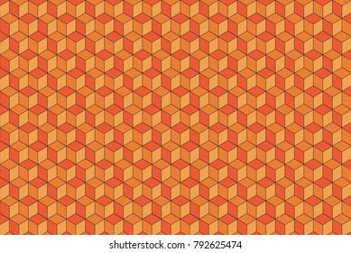 Abstract geometrical orange
background