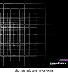 Abstract geometrical pattern with the space for your text. Modern vector illustration.