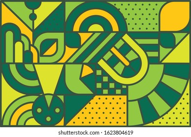 Abstract geometrical pattern, vectotal, seamless.
