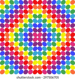 Abstract geometrical patterns based entirely on the golden ratio