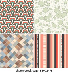 abstract geometrical patterns in set