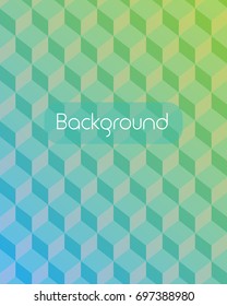 Abstract geometrical polygon shape background with space for text. Vector illustration