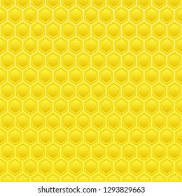 Abstract geometrical seamless background consisting of hexagons.