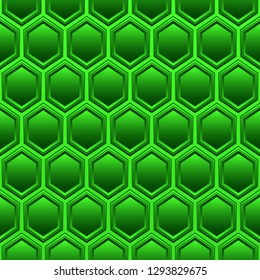 Abstract geometrical seamless background consisting of hexagons.