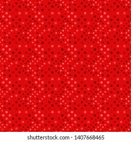 Abstract geometrical seamless dot pattern background design - dark red vector graphic from dots