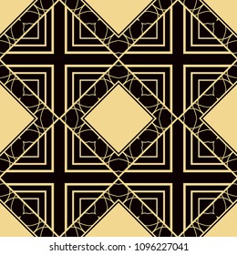 abstract geometrical seamless ornamental pattern vector illustration