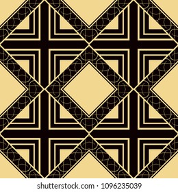abstract geometrical seamless ornamental pattern vector illustration