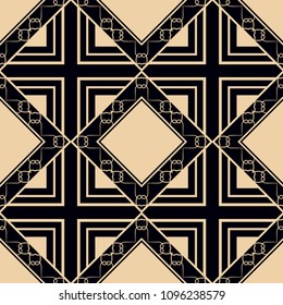 abstract geometrical seamless ornamental pattern vector illustration