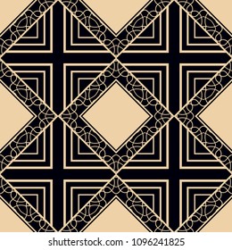 abstract geometrical seamless ornamental pattern vector illustration