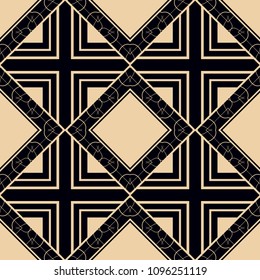 abstract geometrical seamless ornamental pattern vector illustration